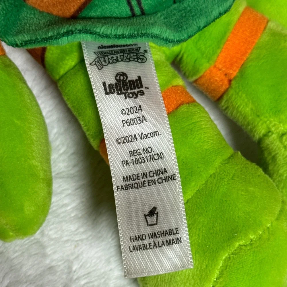 Teenage Mutant Ninja Turtles Plush Legend Toys Orange Mask Michaelangelo TMNT